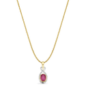 Hot Pink Pendant Catherine Best Dev Pendant on a 18 chain