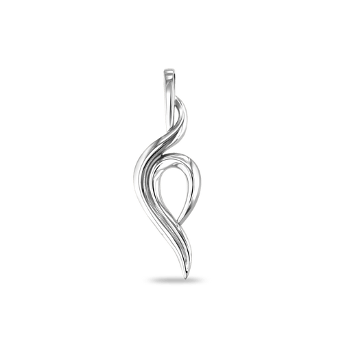Wildflame Pendant Catherine Best Dev 9ct White Gold Pendant