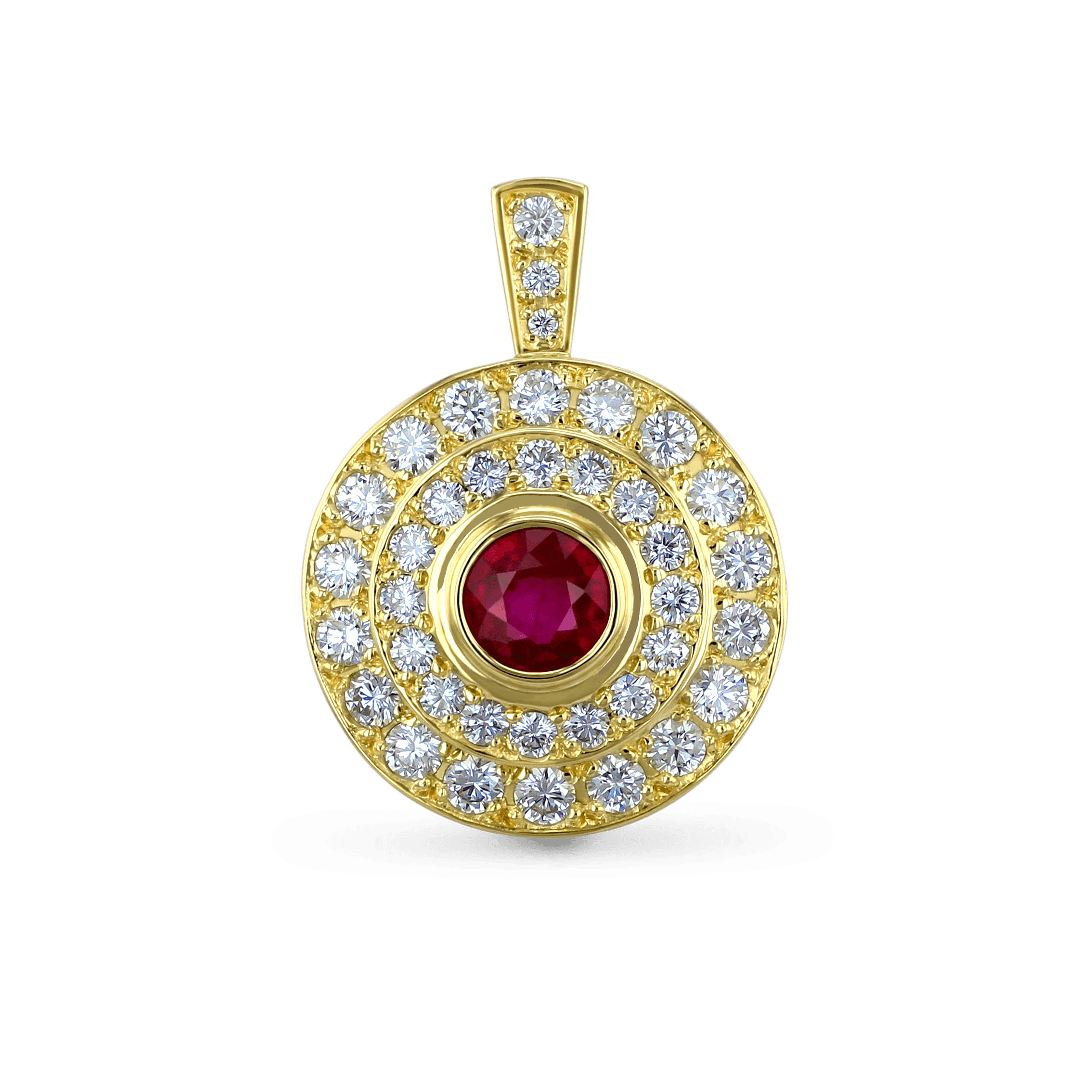 Loves Flare Pendant Catherine Best Dev Pendant Ruby