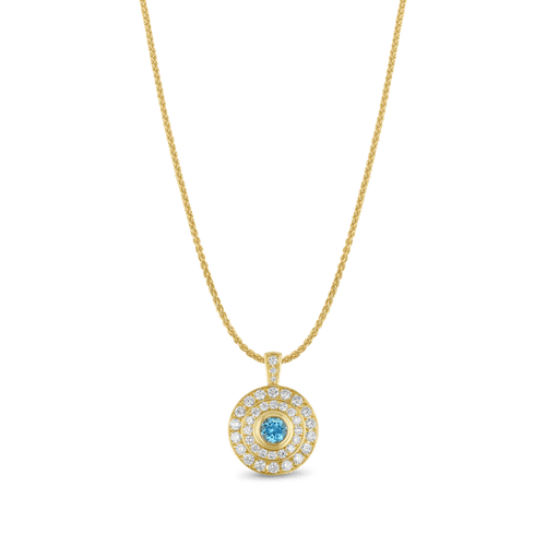 Loves Flare Pendant Catherine Best Dev Pendant on a 18