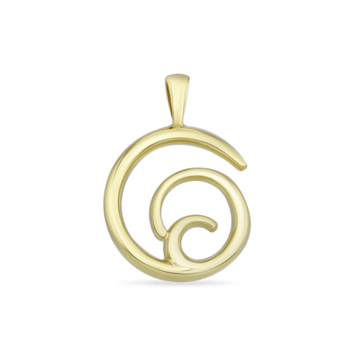 Belvoir Large Pendant Catherine Best 9ct Yellow Gold Pendant