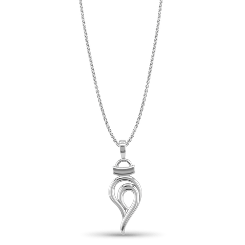Petit Port Smaller Pendant Catherine Best Dev Silver Pendant on a 18 chain