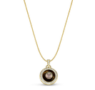Reflections X 18ct Yellow Gold Handmade Tahitian Pearl and Diamond Pendant Catherine Best Dev Pendant on a 18 chain