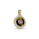 Reflections X 18ct Yellow Gold Handmade Tahitian Pearl and Diamond Pendant Catherine Best Dev Pendant