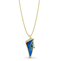 Blue Lake Pendant Catherine Best Dev Pendant on a 18 chain
