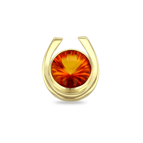 Harvest Moon Ⅰ Necklace Catherine Best Dev 38cm 9ct Yellow Gold and Amber