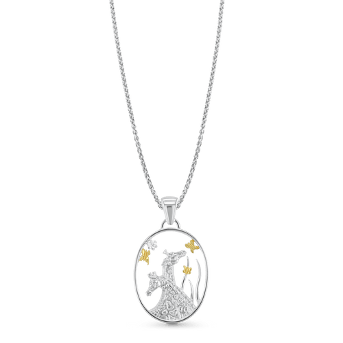 Wild and Precious Pendant Catherine Best Dev Pendant on a 18