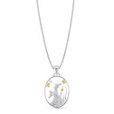 Wild and Precious Pendant Catherine Best Dev Pendant on a 18