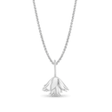 Clematis Bluebird Pendant Catherine Best Dev Silver Pendant on a 18