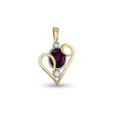Open Heart Pendant Catherine Best Dev Pendant 4.96ct