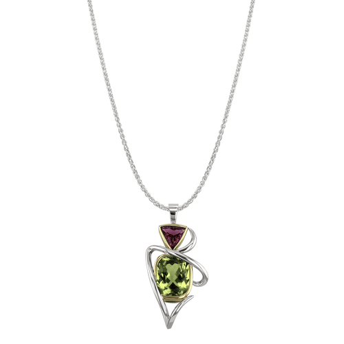Pirouette Pendant Catherine Best Dev Pendant on a 18 chain