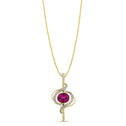 Spinning Top Pendant Catherine Best Dev Pendant on a 18 chain