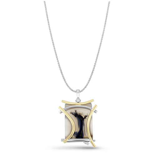 Bamboo Pendant Catherine Best Dev Pendant on a 18 chain
