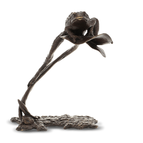 Jersey Crapaud Toad Bronze Sculpture Catherine Best Dev