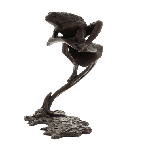 Jersey Crapaud Toad Bronze Sculpture Catherine Best Dev