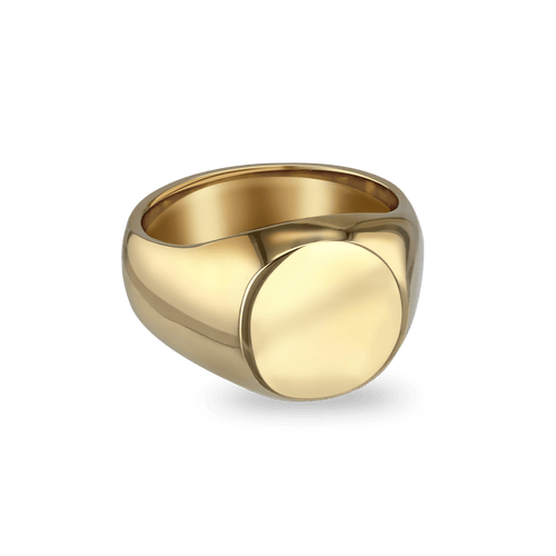 The Gentleman's Grand Signet Ring in Silver or Gold Catherine Best Dev 9ct Yellow Gold
