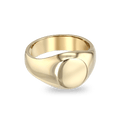 The Gentleman's Signet Ring in Silver or Gold Catherine Best Dev 9ct Yellow Gold