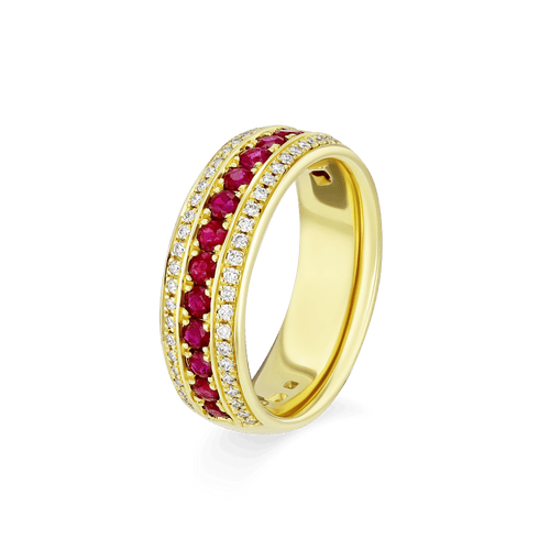 Eternal Ring Catherine Best Dev 18ct Yellow Gold Ruby