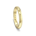 The CB Ladies Court Shaped Wedding Ring Catherine Best Dev 18ct Yellow Gold 3mm