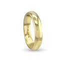 The CB Ladies Court Shaped Wedding Ring Catherine Best Dev 18ct Yellow Gold 4mm