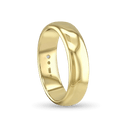 The CB Gentlemans Court Shaped Wedding Ring Catherine Best Dev 18ct Yellow Gold 6mm