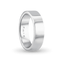 The CB Gentlemans Flat Court Shaped Wedding Ring Catherine Best Dev Platinum 6mm