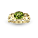 Hearts on Fire Ring Catherine Best Dev Peridot 9ct Yellow Gold