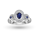 Peace Ring Catherine Best Dev Sapphire Platinum