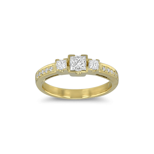 Perfection - Diamond Ring Catherine Best Dev 18ct Yellow Gold 0.57ct