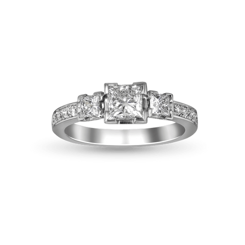 Perfection - Diamond Ring Catherine Best Dev Platinum 0.77ct