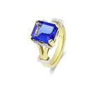 Kagera River Ring Catherine Best Dev 18ct Yellow Gold and Platinum