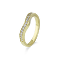 Starlight Ring Catherine Best Dev 18ct Yellow Gold Top Set Diamonds Higher 24mm Version