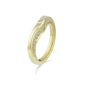 Starlight Ring Catherine Best Dev 18ct Yellow Gold Side Set Diamonds Higher 24mm Version
