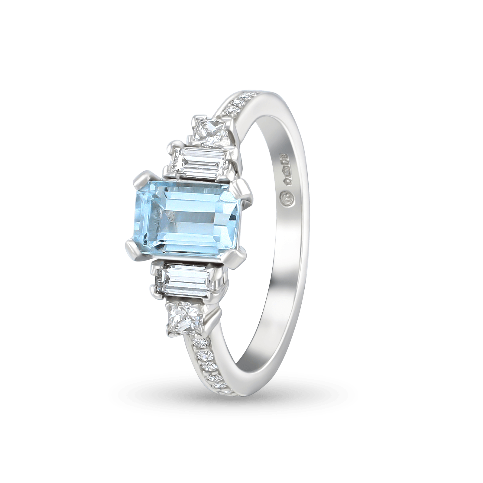 Sea of Love Ring Catherine Best Dev Aquamarine