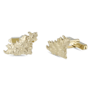 Island of Guernsey Cufflinks Catherine Best Dev 9ct Yellow Gold Bar