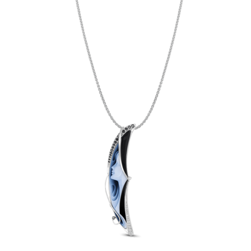 Helena Pendant Catherine Best Dev Pendant on a 18 Chain