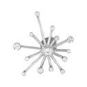 Starburst Diamond Brooch Pin Catherine Best Dev Larger Platinum Diamond