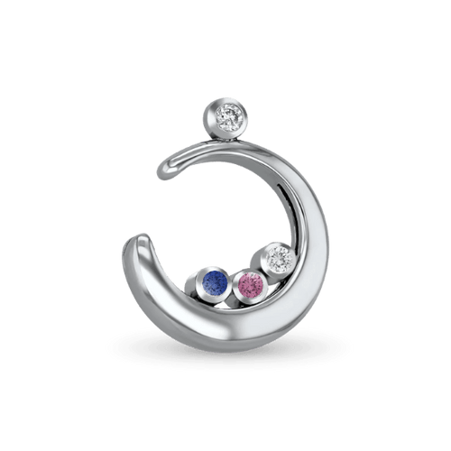 Cradle of Love Pendant - Silver - With Chain Catherine Best