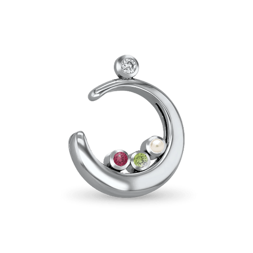 Cradle of Love Pendant - 9ct White Gold - With Chain Catherine Best