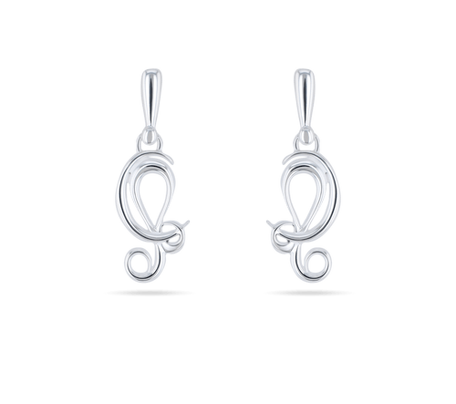 Leo Moon-sign Earrings Catherine Best Dev Silver Drop