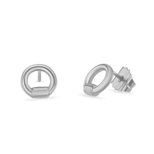 Snaffle Earrings Catherine Best Silver