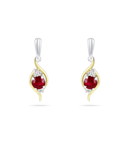 St Lucia Earrings Catherine Best Ruby