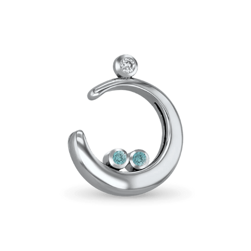 Cradle of Love Pendant - Silver - Without Chain Catherine Best