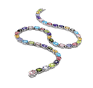 Sweetie Necklace 18ct White Gold and Diamond Necklace with myriad Gemstones Catherine Best Dev Option 1