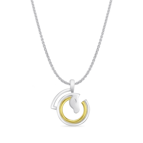 Dressage Circle Pendant Catherine Best Pendant on 18