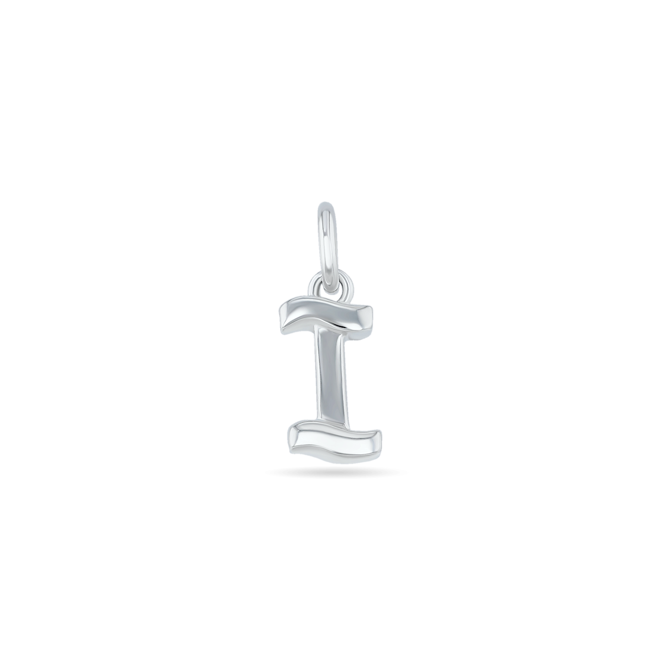 Initial I Love Letter Mini Pendant in Silver Catherine Best Dev Pendant