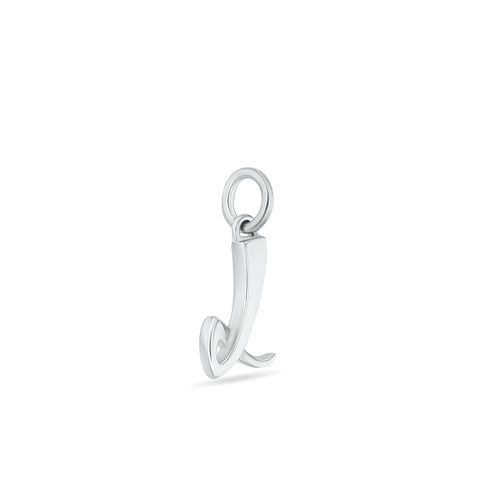 Initial L Love Letter Mini Pendant in Silver Catherine Best Dev