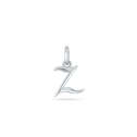 Initial Z Love Letter Mini Pendant in Silver Catherine Best Dev Pendant