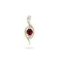 St Lucia Pendant Catherine Best Pendant Ruby