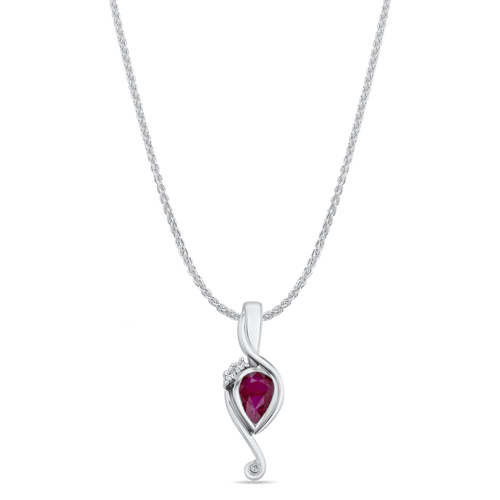 Ruby Red Pendant Catherine Best